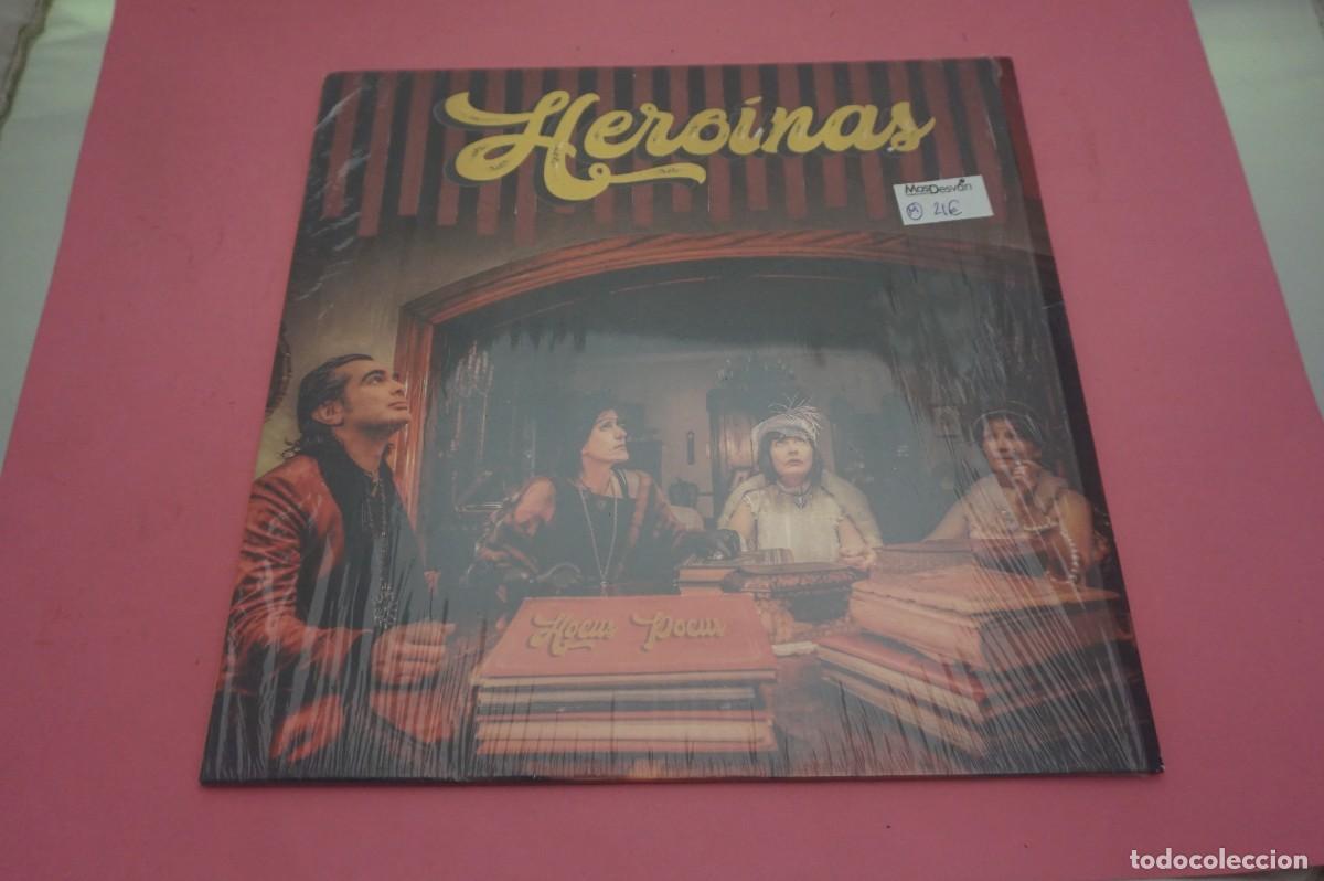 Discos de vinilo: LP - HEROINAS - HOCUS POCUS - EL DISCO ESTA COMO NUEVO - Foto 1