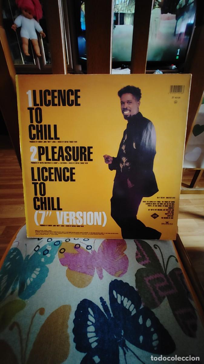 Discos de vinilo: BILLY OCEAN-MAXI LICENCE TO CHILL - Foto 2
