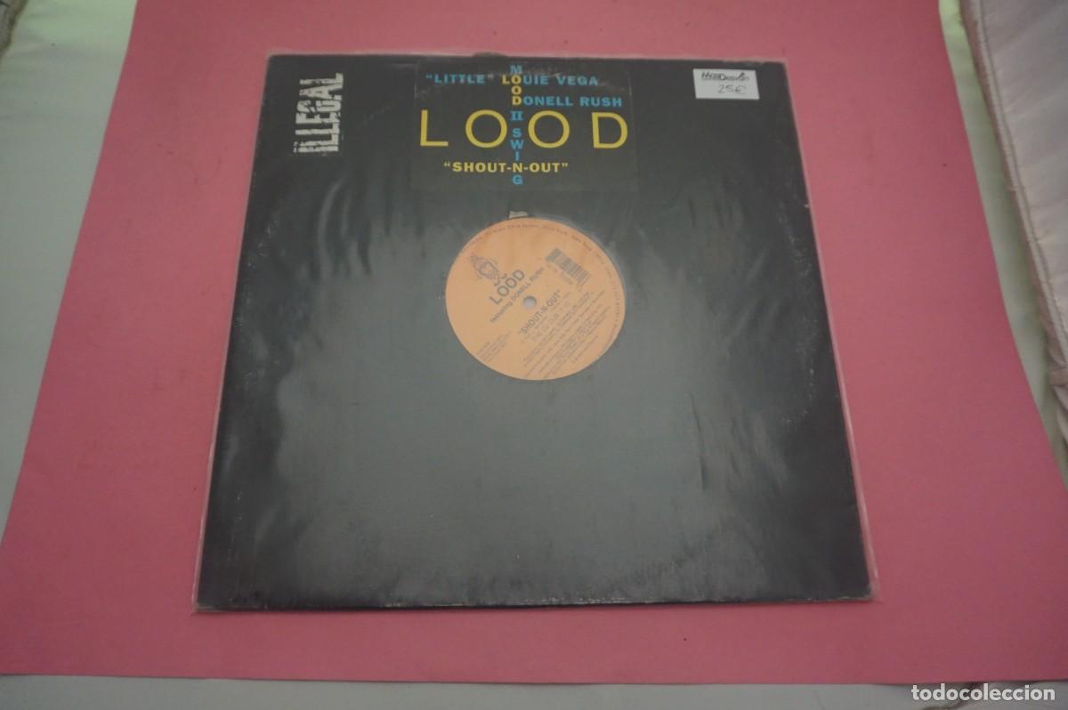 Discos de vinilo: MAXI SINGLE - LOOD FEATURING DONELL RUSH - SHOUT N OUT - Foto 1