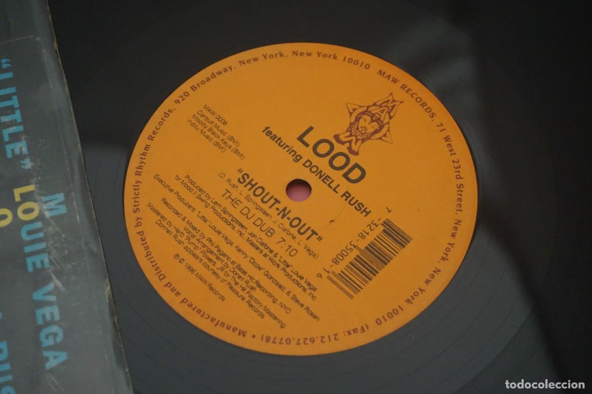 Discos de vinilo: MAXI SINGLE - LOOD FEATURING DONELL RUSH - SHOUT N OUT - Foto 2