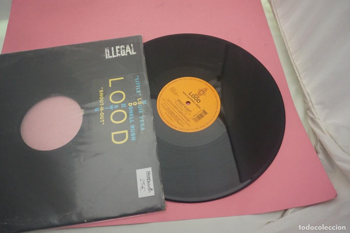 Discos de vinilo: MAXI SINGLE - LOOD FEATURING DONELL RUSH - SHOUT N OUT - Foto 3