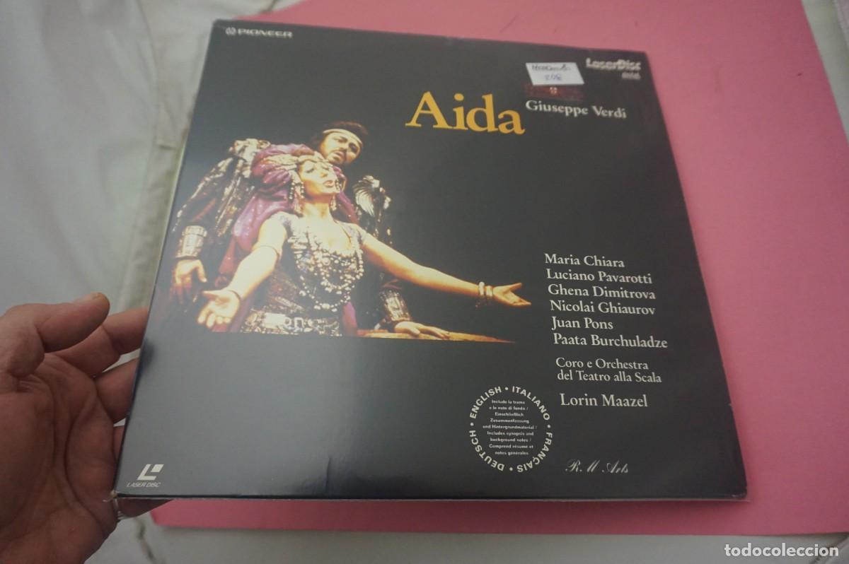 Discos de vinilo: LASER DISC - AIDA - GIUSEPPE VERDI - Foto 1