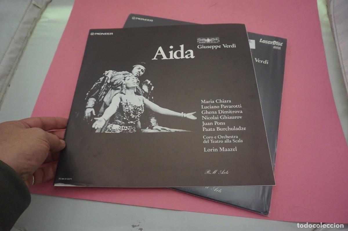 Discos de vinilo: LASER DISC - AIDA - GIUSEPPE VERDI - Foto 2