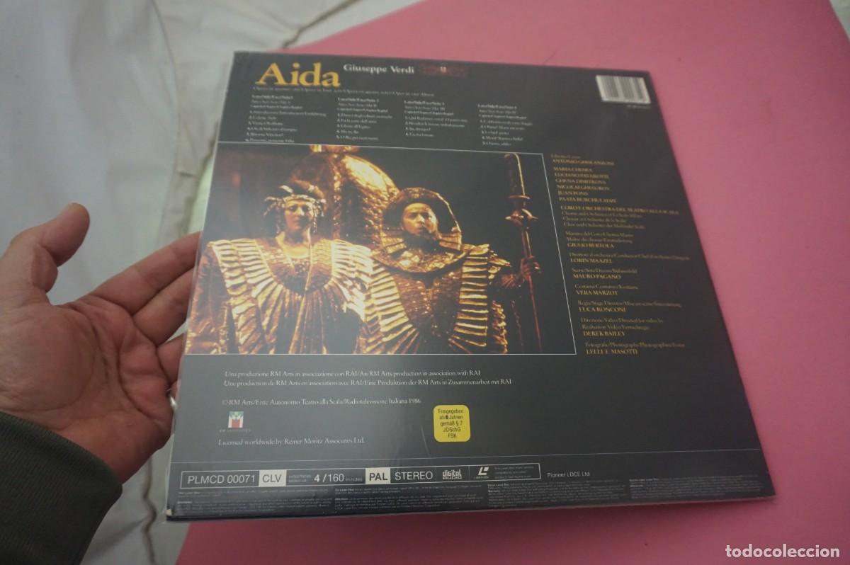Discos de vinilo: LASER DISC - AIDA - GIUSEPPE VERDI - Foto 6