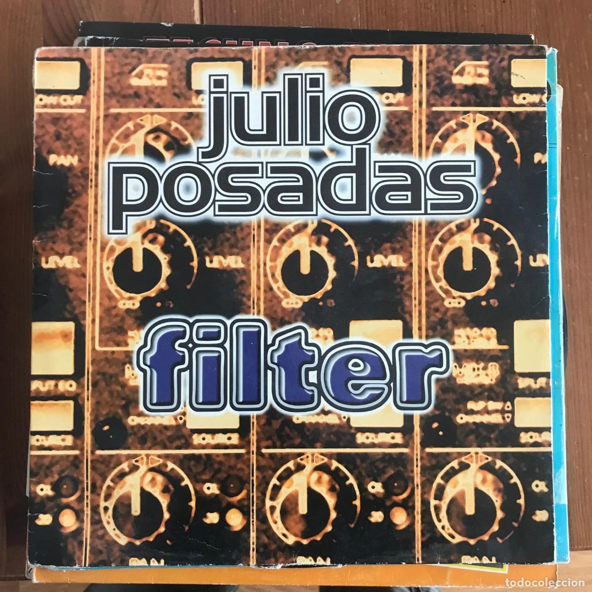 Discos de vinilo: JULIO POSADAS - FILTER - 12&rdquo; MAXISINGLE MAX 1996 - Foto 1