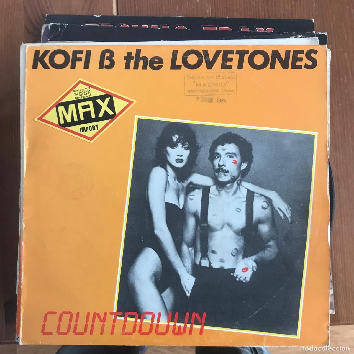 Discos de vinilo: KOFI & THE LOVETONES - COUNTDOWN - 12&rdquo; MAXISINGLE BMC 1984 - Foto 1