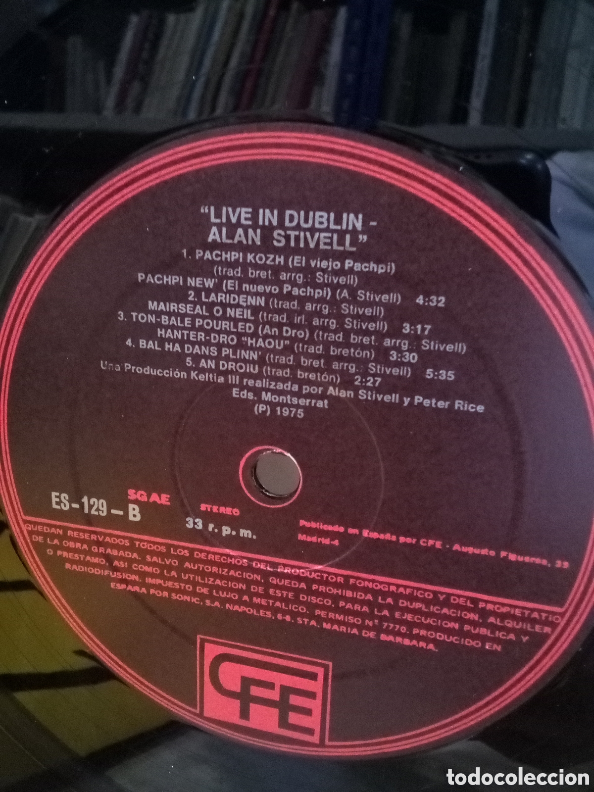 Discos de vinilo: Alan Stivell - Live in Dublin - Foto 2