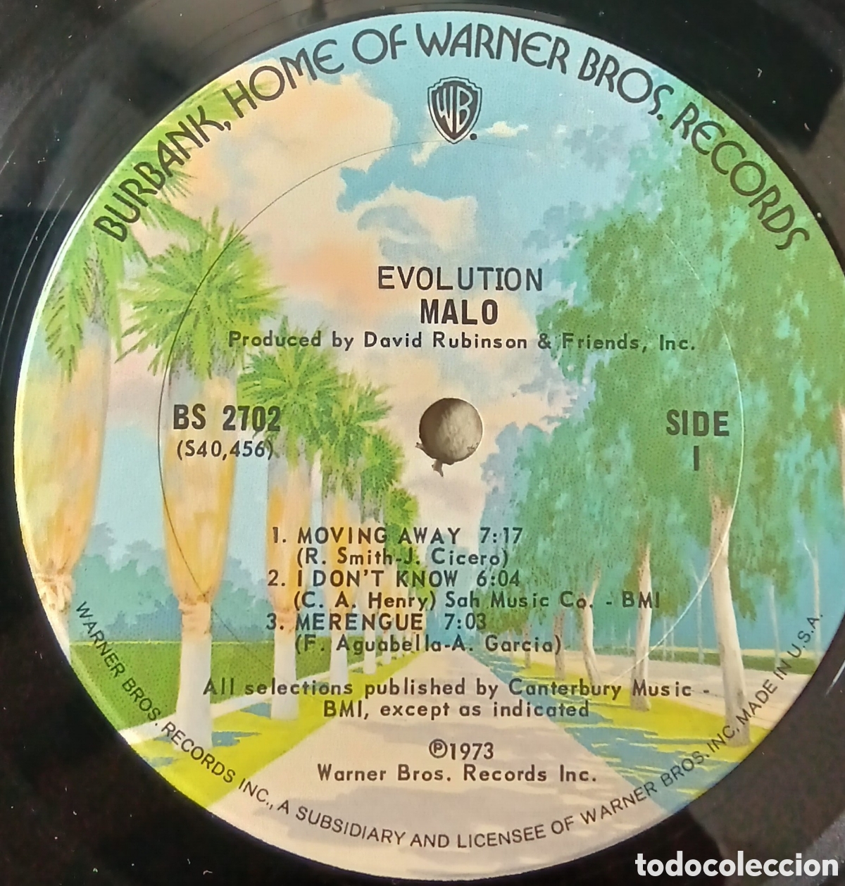 Discos de vinilo: Malo &lrm;&ndash; Evolution // 1973 USA ( VG++) portd abierta - Foto 2