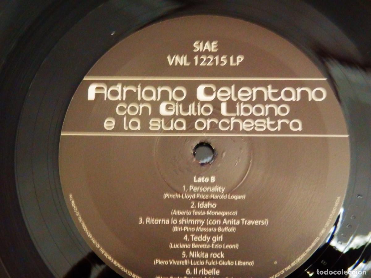 Discos de vinilo: Adriano Celentano Con Giulio Libano E La Sua Orchestra * LP Vinilo * E Come Un Rock * A estrenar - Foto 4