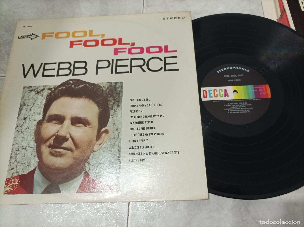 Discos de vinilo: Webb Pierce lp original USA - Foto 1