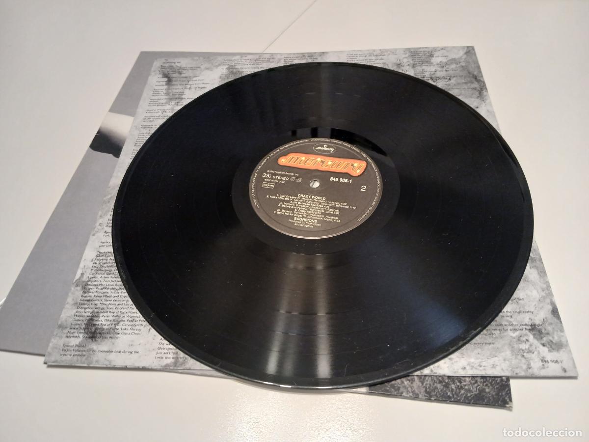 Discos de vinilo: Scorpions &lrm;&ndash; Crazy World- (1990) LP disco vinilo - Foto 4