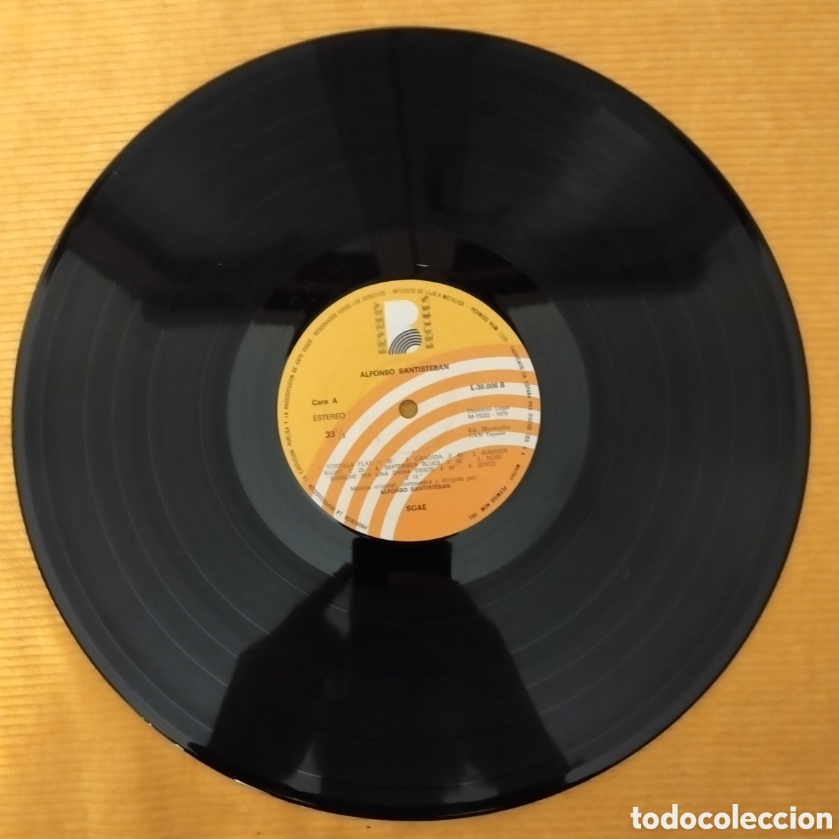 Discos de vinilo: ALFONSO SANTISTEBAN LP - Foto 5