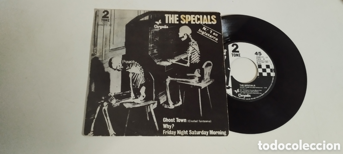 Discos de vinilo: SINGLE-THE SPECIALS-GHOST TOWN-1981-SPAIN - Foto 1
