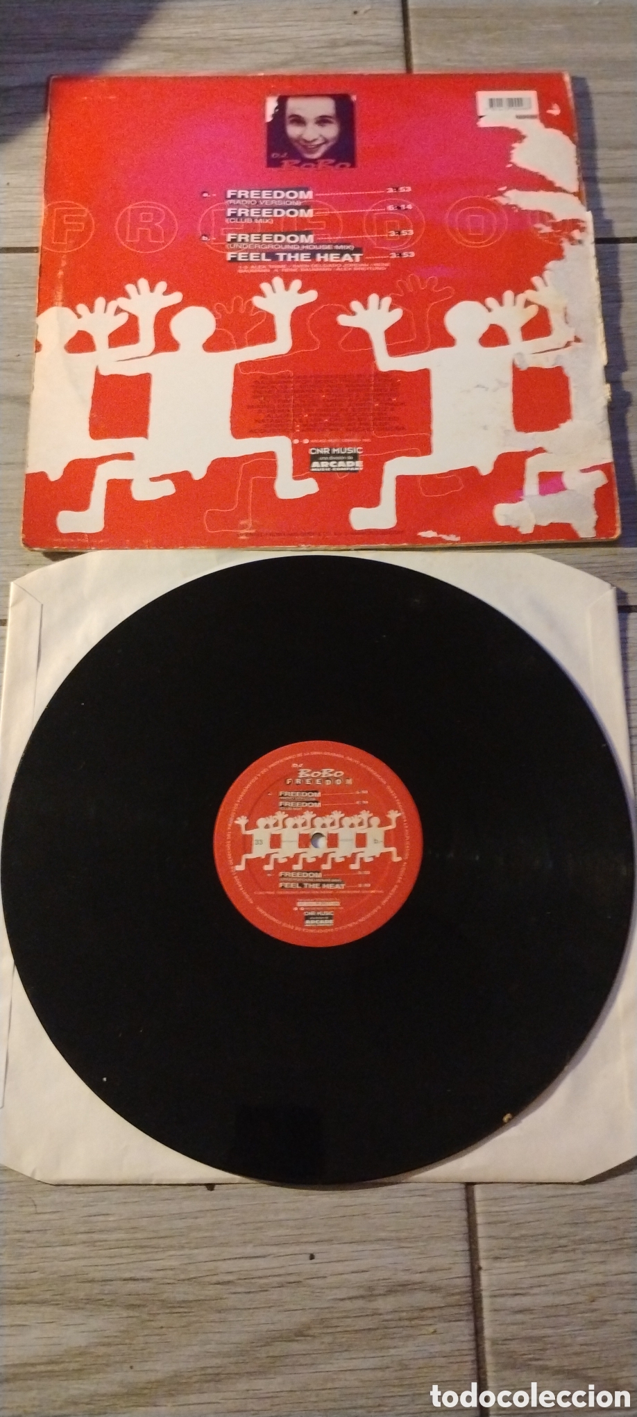 Discos de vinilo: DJ.BOBO-FREDOOM-MAXI-CNR/SPAIN-IB - Foto 4