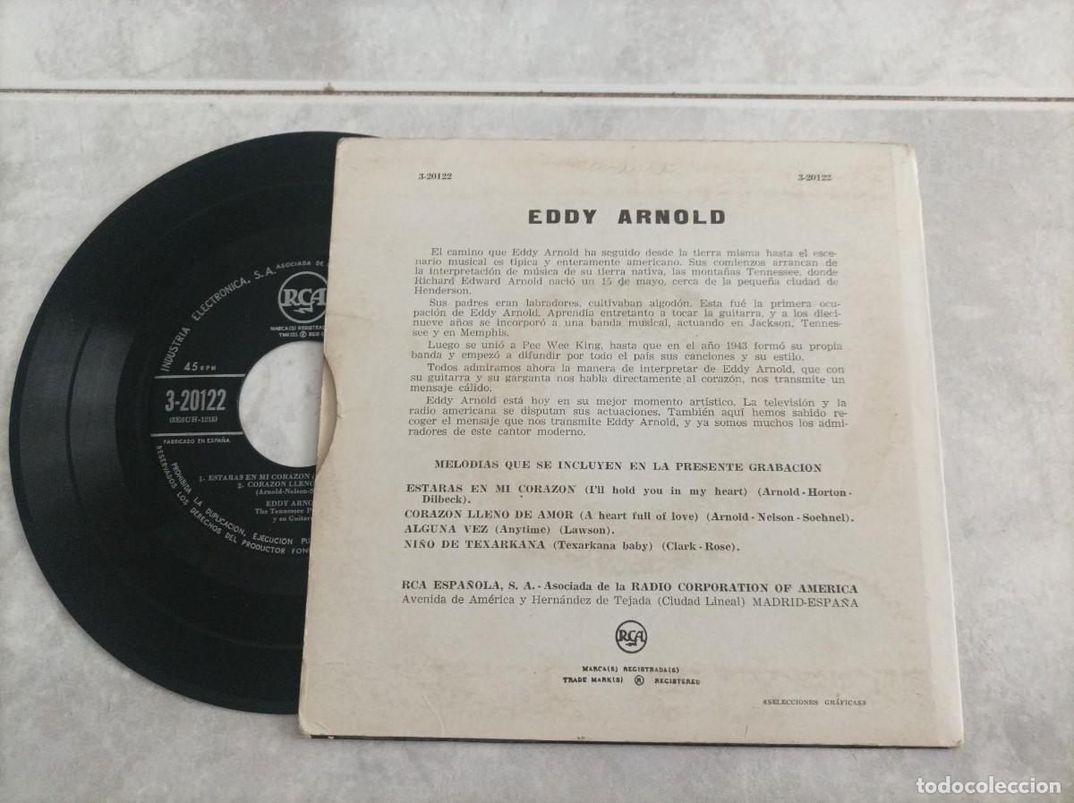 Discos de vinilo: Eddy Arnold ep-ojo leer descripcion- - Foto 2