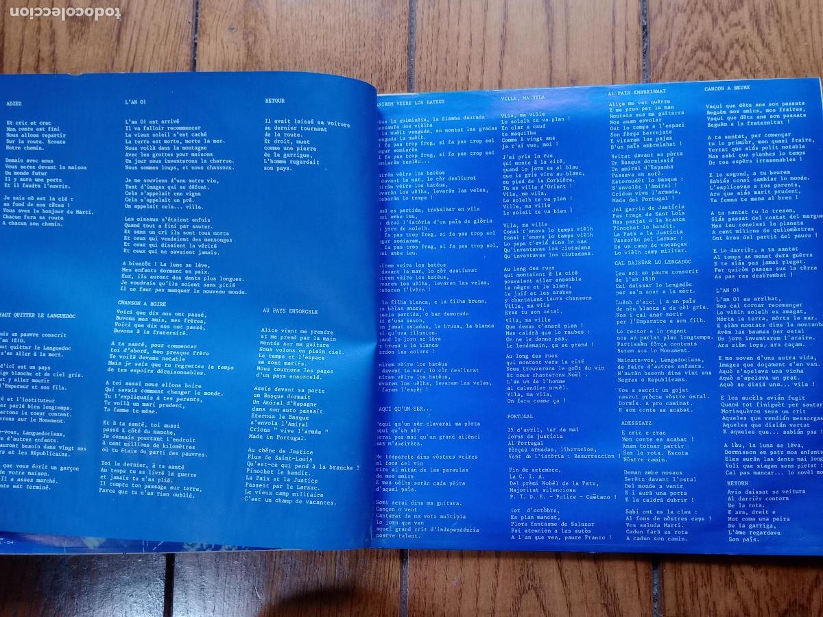 Discos de vinilo: Marti - Lan 01 - cantautor occitano - Foto 4