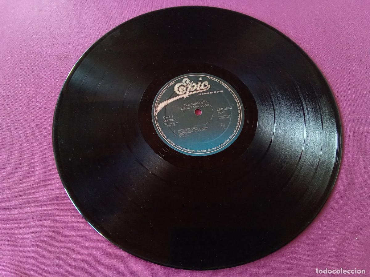Discos de vinilo: TED NUGENT LIBRE PARA TODO 1982 LP MAC3 - Foto 3