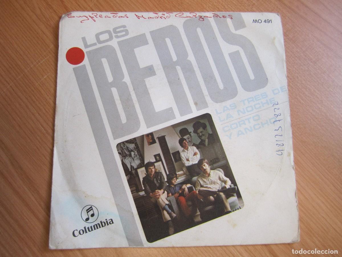 Discos de vinilo: disco vinilo single los iberos las tres de la noche - Foto 1