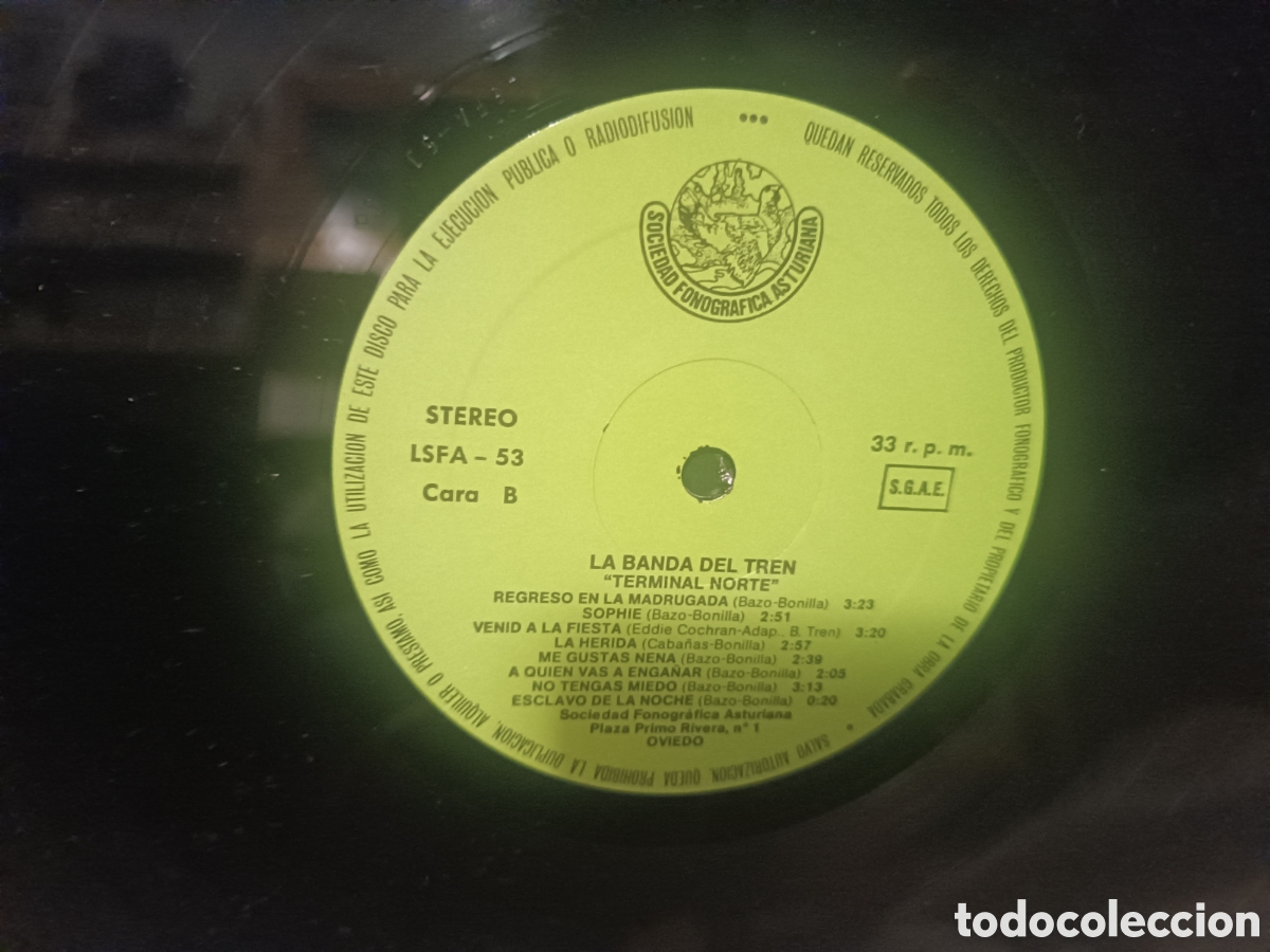 Discos de vinilo: La banda del tren Terminal Norte - Foto 3
