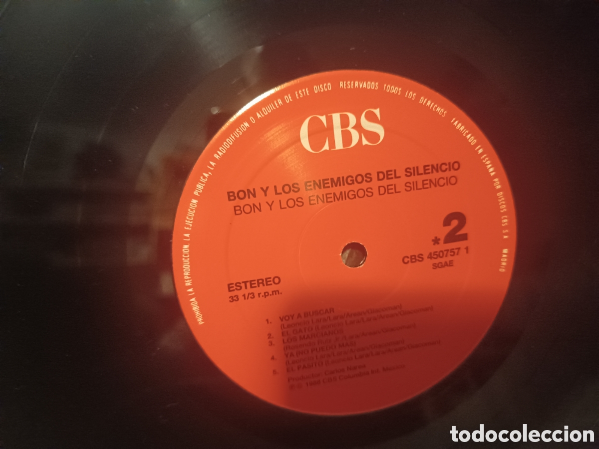 Discos de vinilo: Bon y los Enemigos del silencio - Foto 3