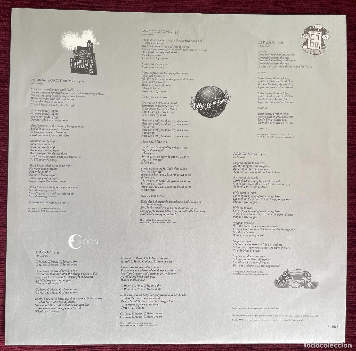 Discos de vinilo: Paul McCartney &ndash; All The Best ! - Foto 9