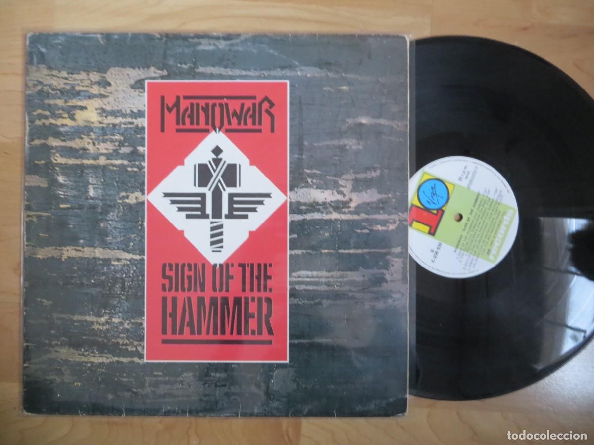 manowar - sign of the hammer (lp, album) spain - Compra venta en