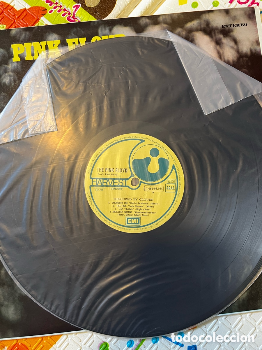 Discos de vinilo: pink floyd obscured by clouds - Foto 3