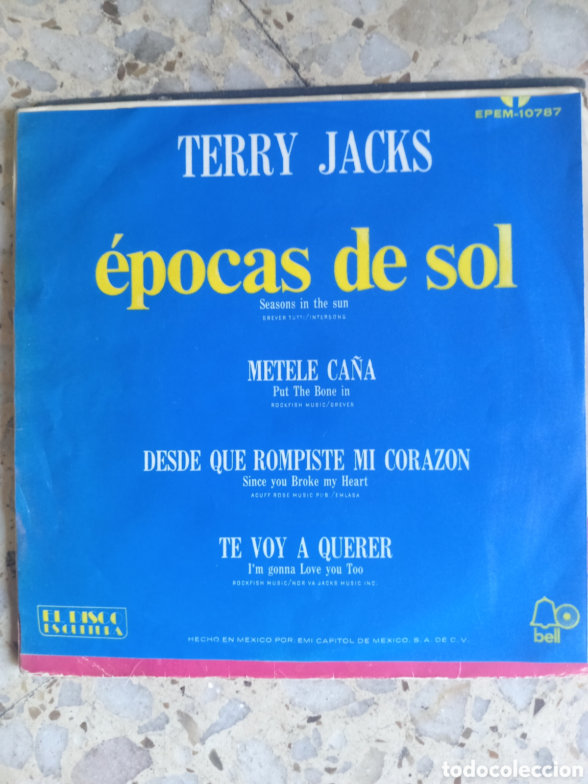 Discos de vinilo: EP TERRY JACKS EPOCAS DE SOL 1974 MEXICO - Foto 2