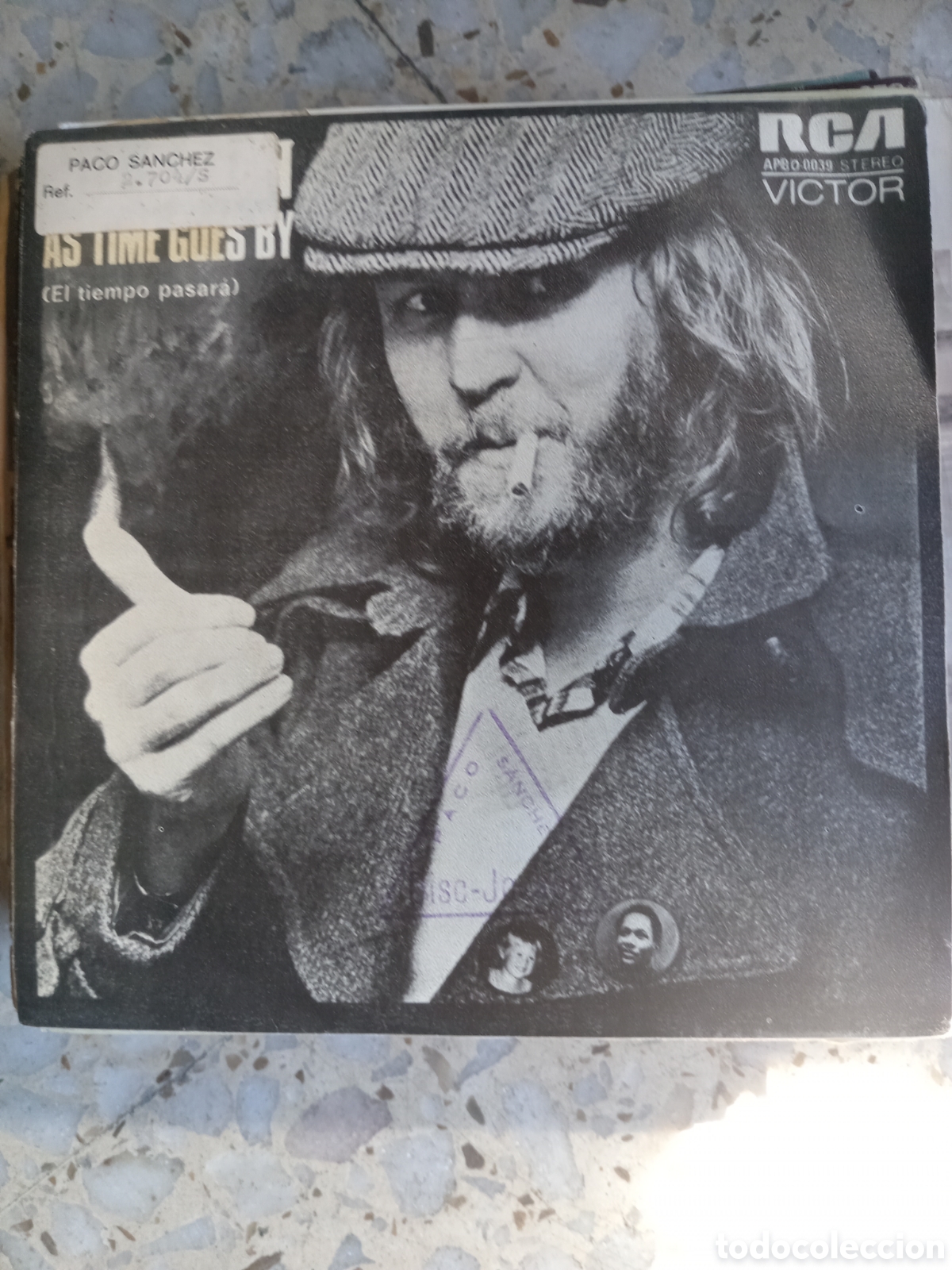 Discos de vinilo: SGL NILSSON AS TIME GOES BY 1973 PROMO - Foto 1