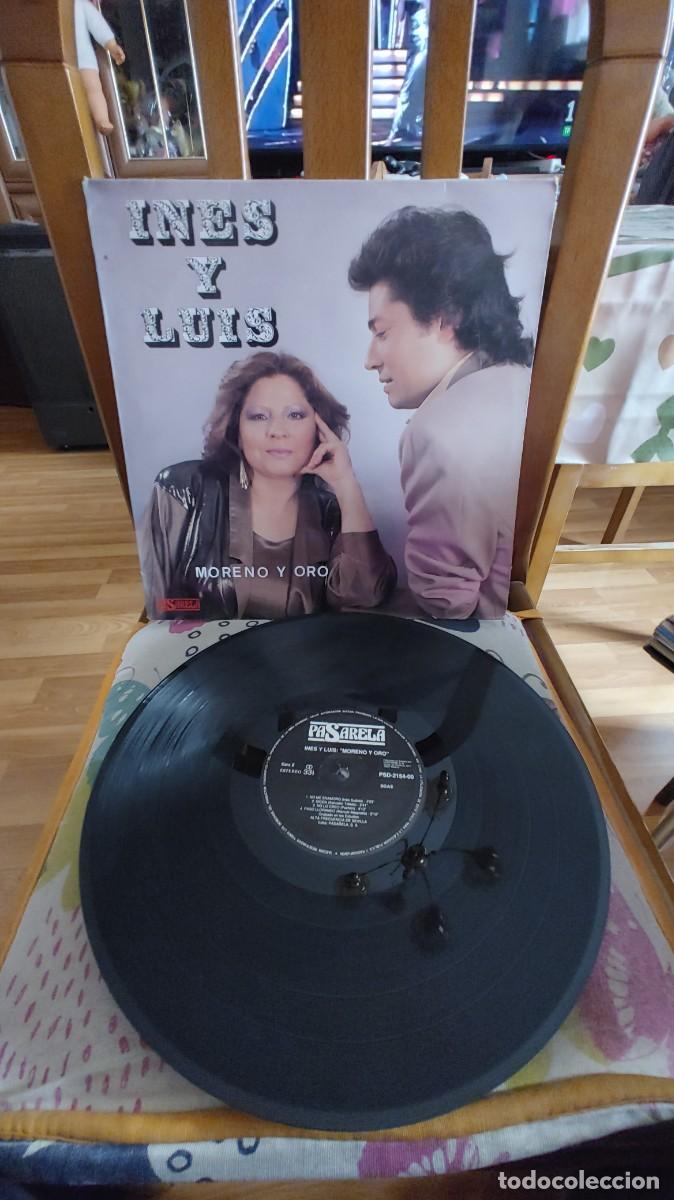 Discos de vinilo: INES Y LUIS-LP MORENO Y ORO - Foto 1