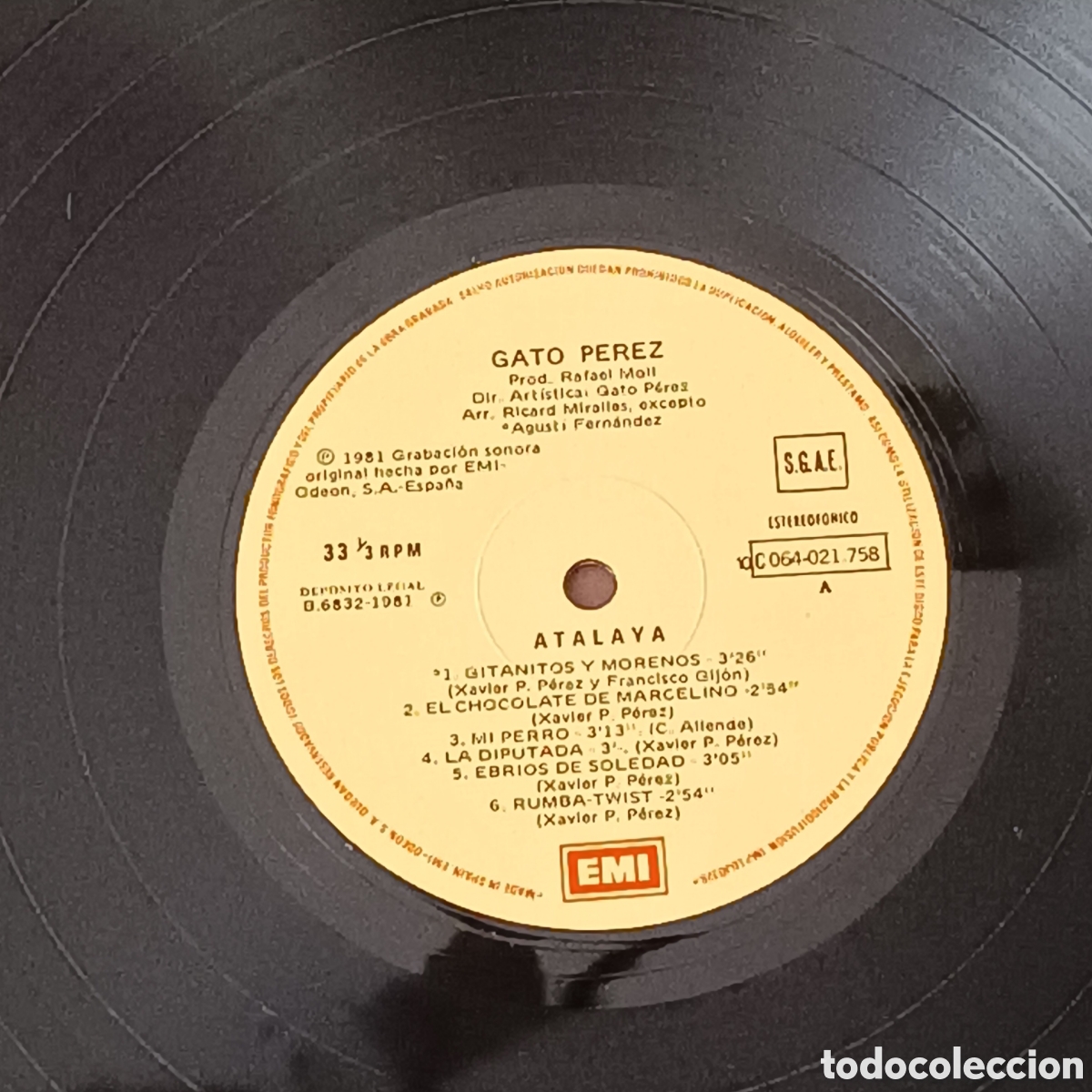 Discos de vinilo: Gato Perez LP Atalaya - Foto 4