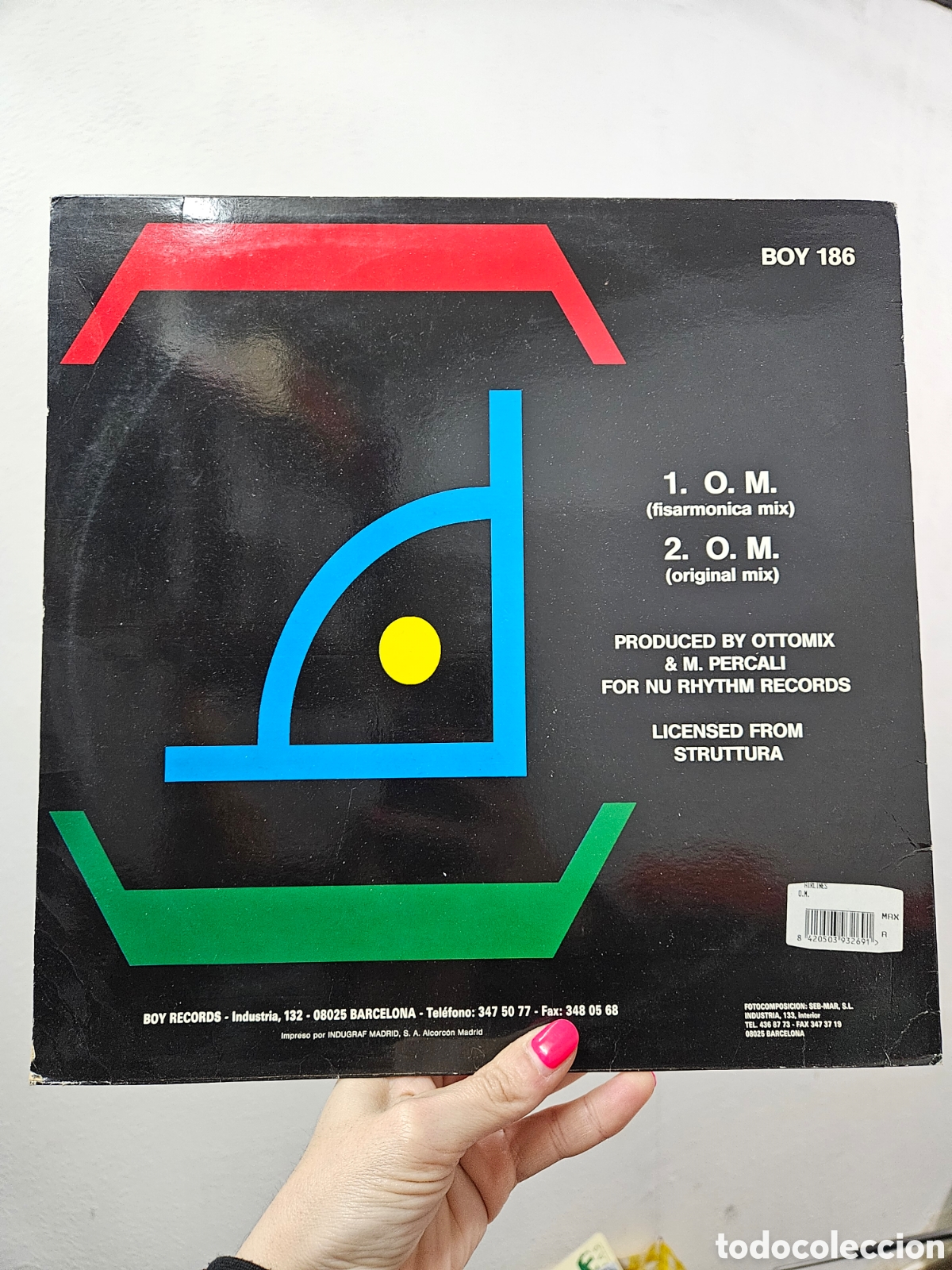 Discos de vinilo: Disco de vinilo Airlines O.M. - Foto 2