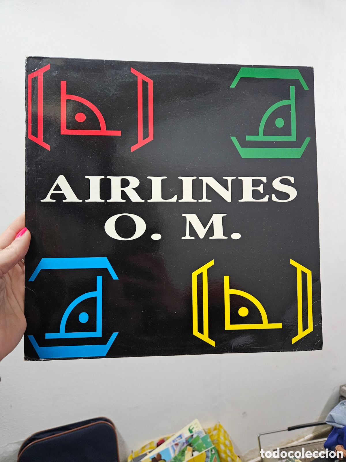 Discos de vinilo: Disco de vinilo Airlines O.M. - Foto 1