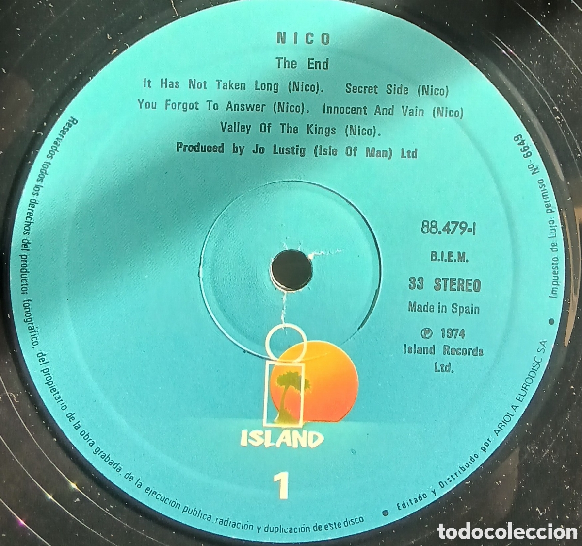 Discos de vinilo: NICO / THE END /// Edtd. ? Espa&ntilde;a. Vg++ - Foto 2