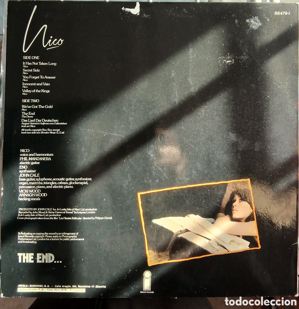 Discos de vinilo: NICO / THE END /// Edtd. ? Espa&ntilde;a. Vg++ - Foto 3