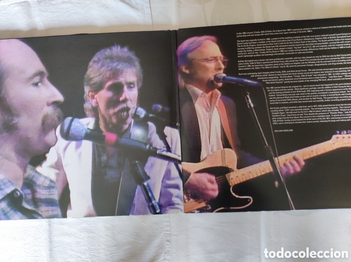 Discos de vinilo: CROSBY, STILLS & NASH - LIVE IN L.A. - Foto 3