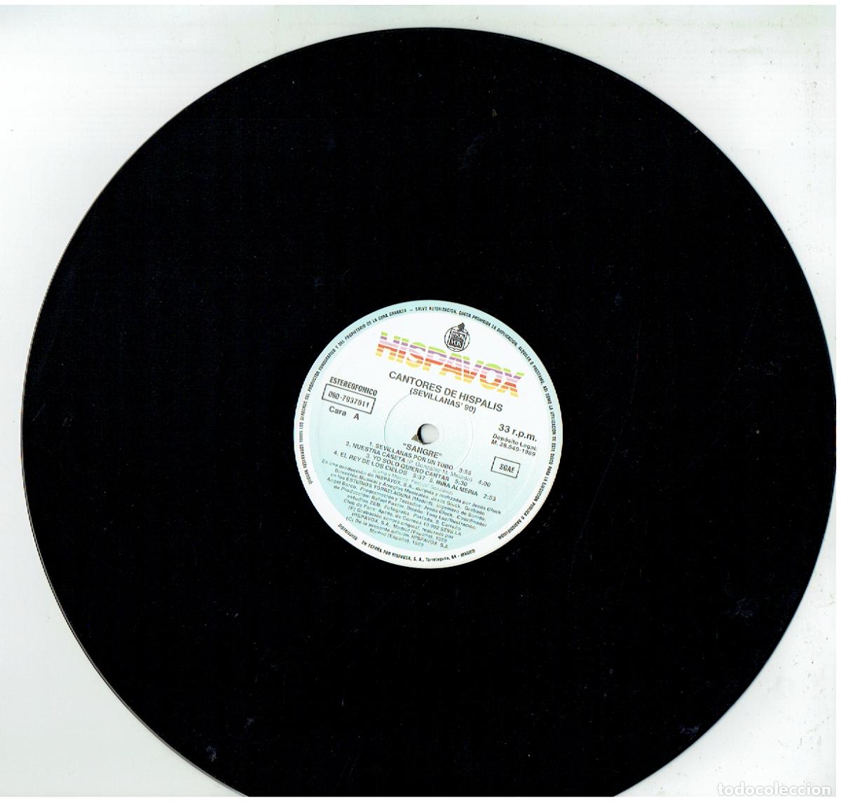 Discos de vinilo: LP. CANTORES DE HISPALIS. SANGRE. (P/B72) - Foto 4