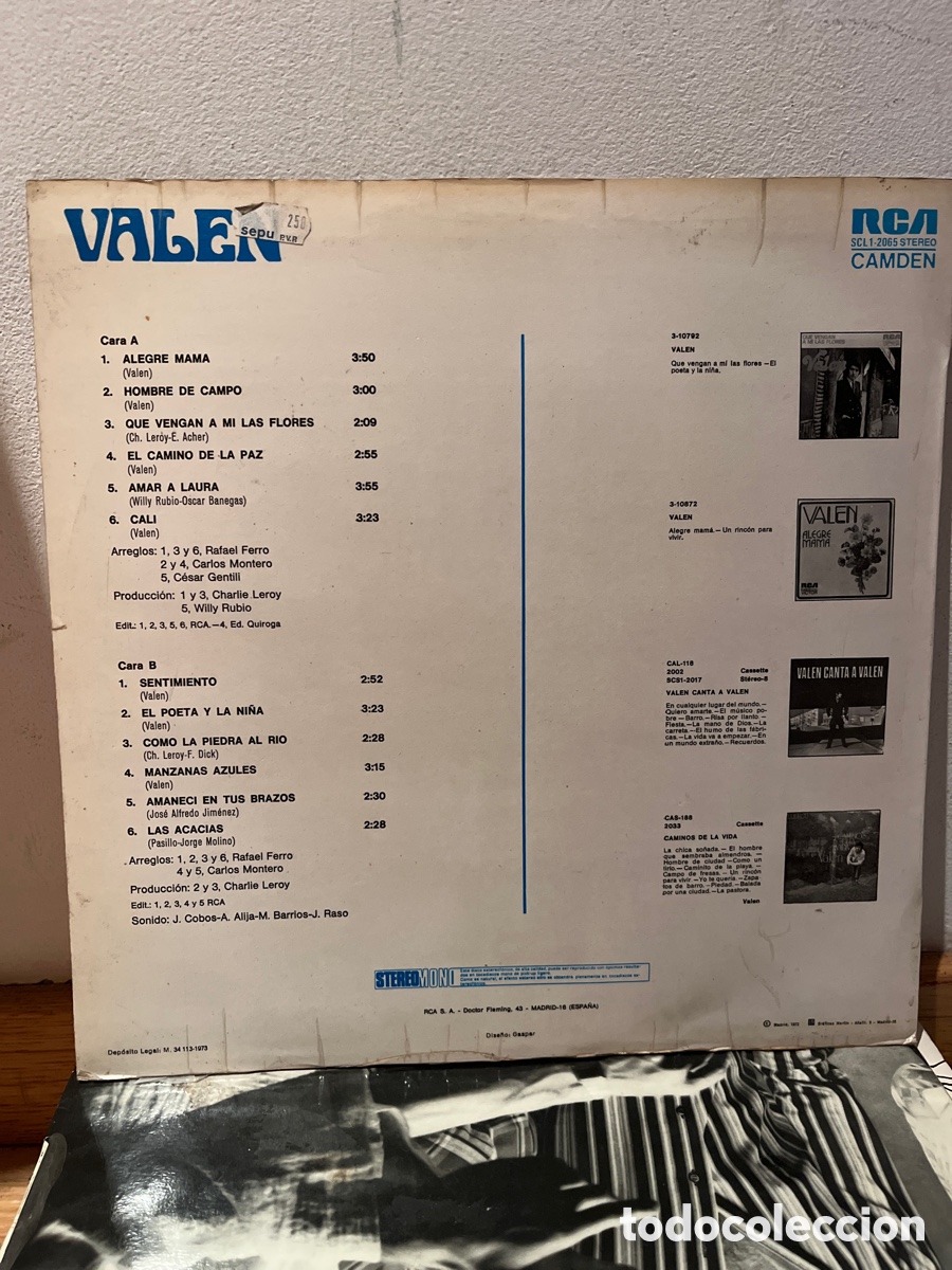 Discos de vinilo: valen alegre mam&aacute; hombre de campo - Foto 2