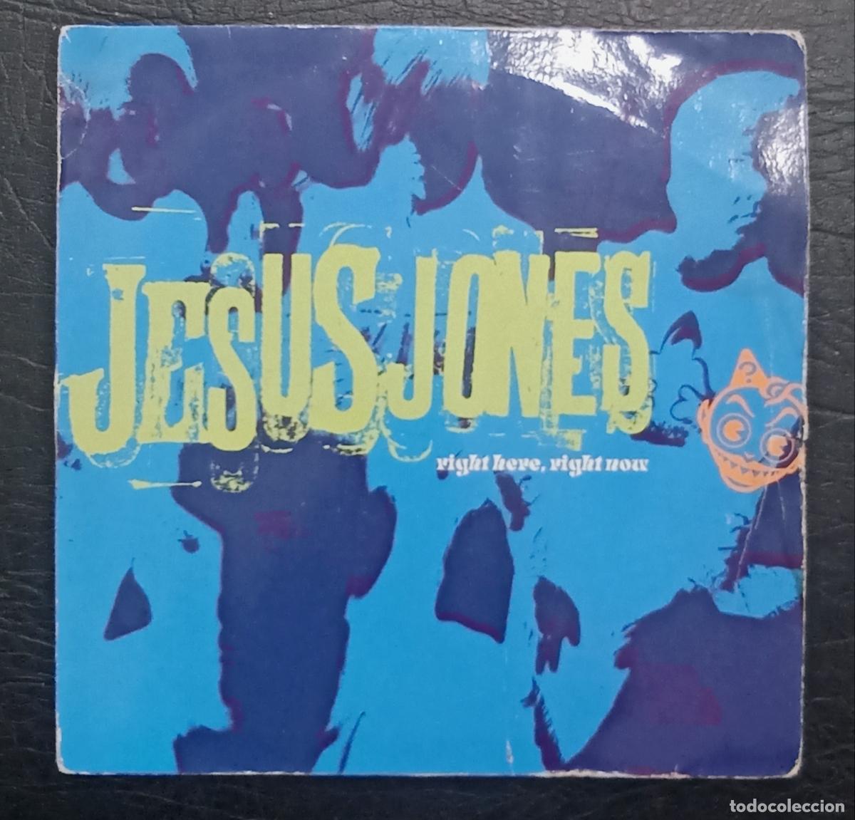Discos de vinilo: SINGLE JESUS JONES - RIGHT HERE, RIGHT NOW - EMI 1990 - Foto 1