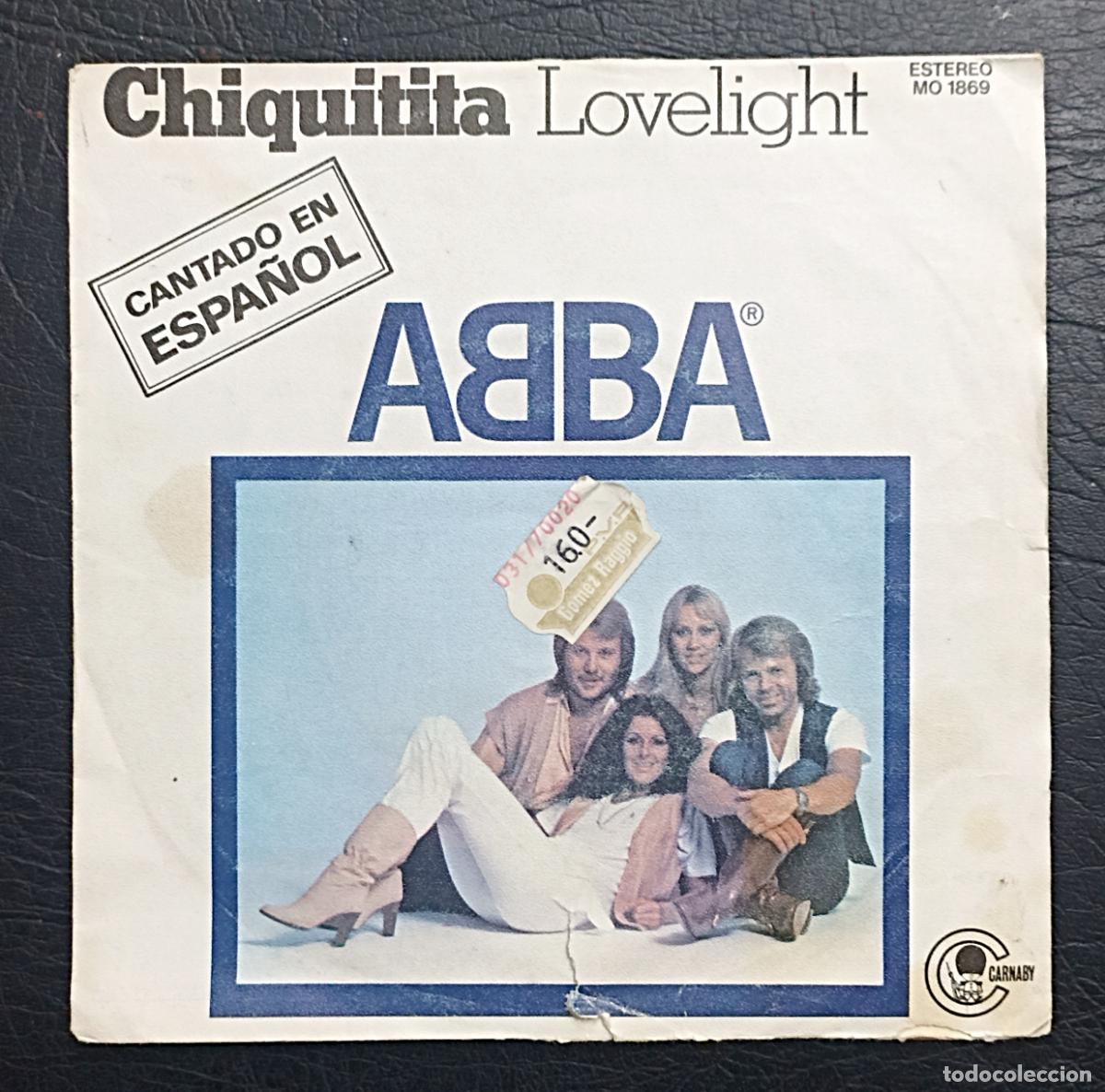 Discos de vinilo: SINGLE ABBA - CHIQUITITA - CARNABY 1979 - Foto 1