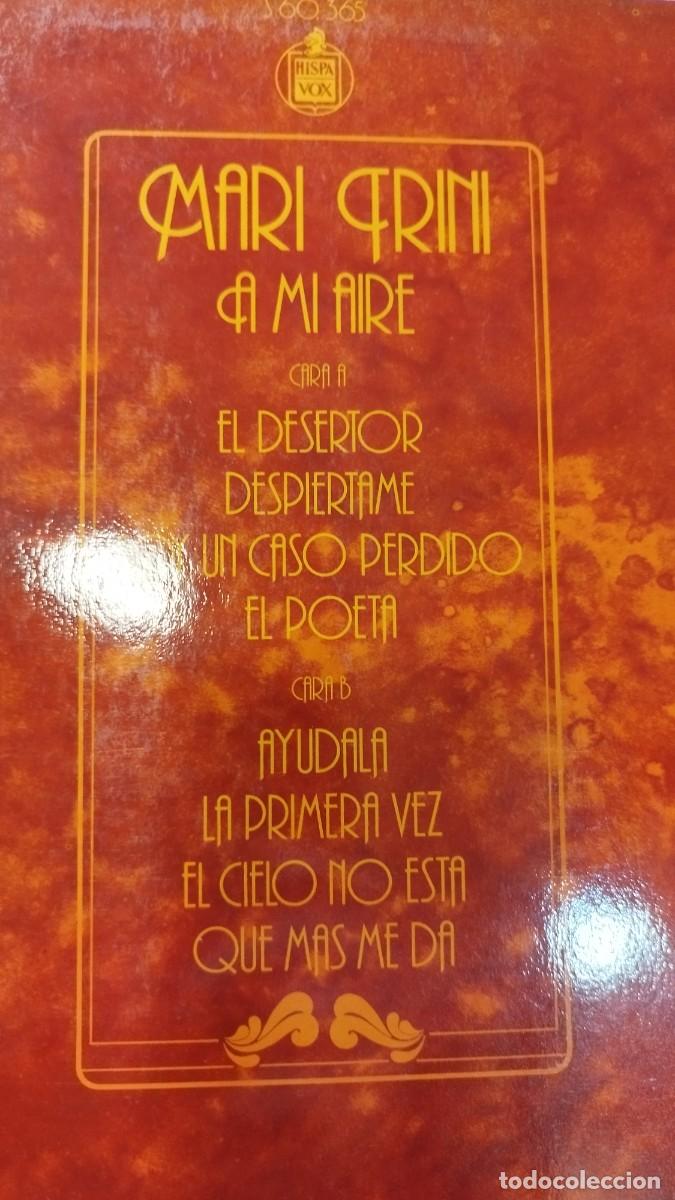 Discos de vinilo: A MI AIRE / MARI TRINI / DESP6 - Foto 3