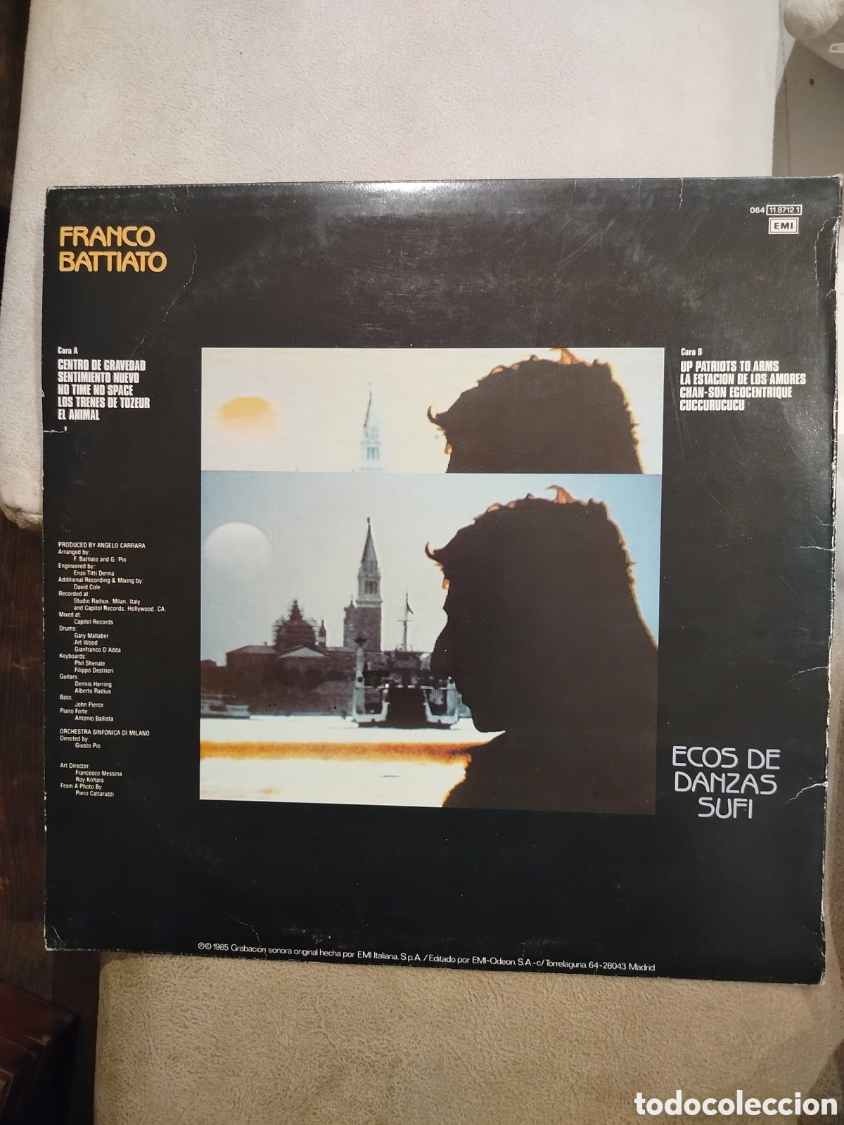 Discos de vinilo: Franco Battiato LP 1985 - Foto 2