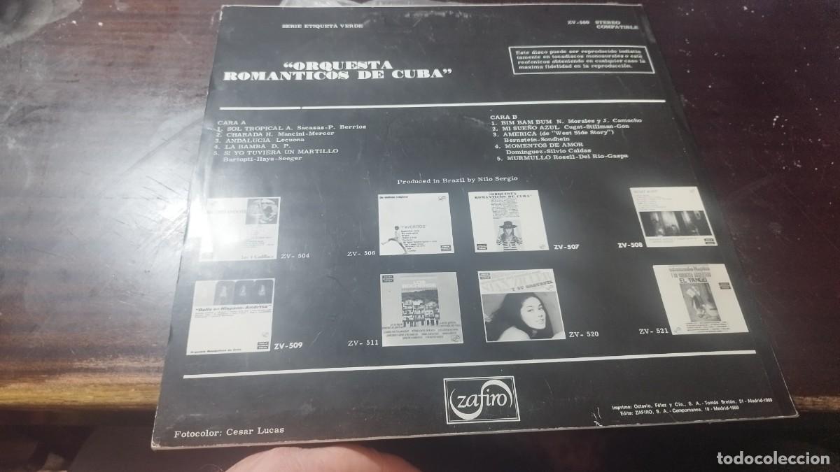 Discos de vinilo: ORQUESTA ROMANTICOS DE CUBA / ZAFIRO / DESP4 / - Foto 5