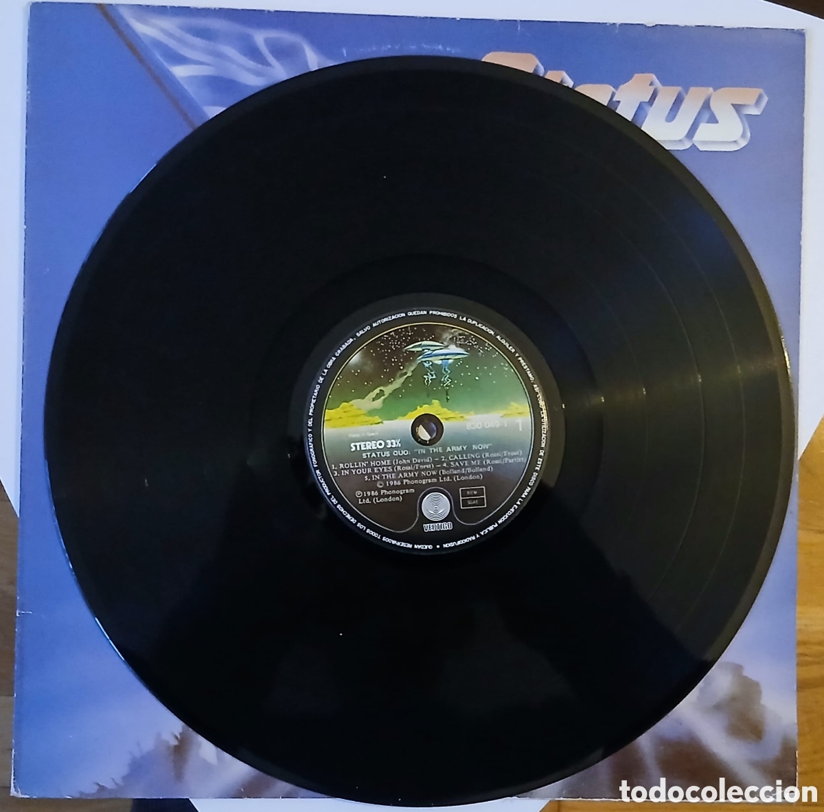 Discos de vinilo: STATUS QUO : IN THE ARMY NOW . Lp , vinilo. - Foto 3