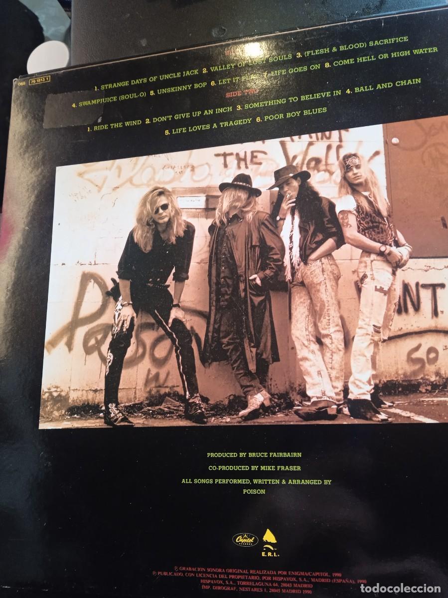 Discos de vinilo: POISON- FLESH & BLOOD. LP MINT - Foto 2