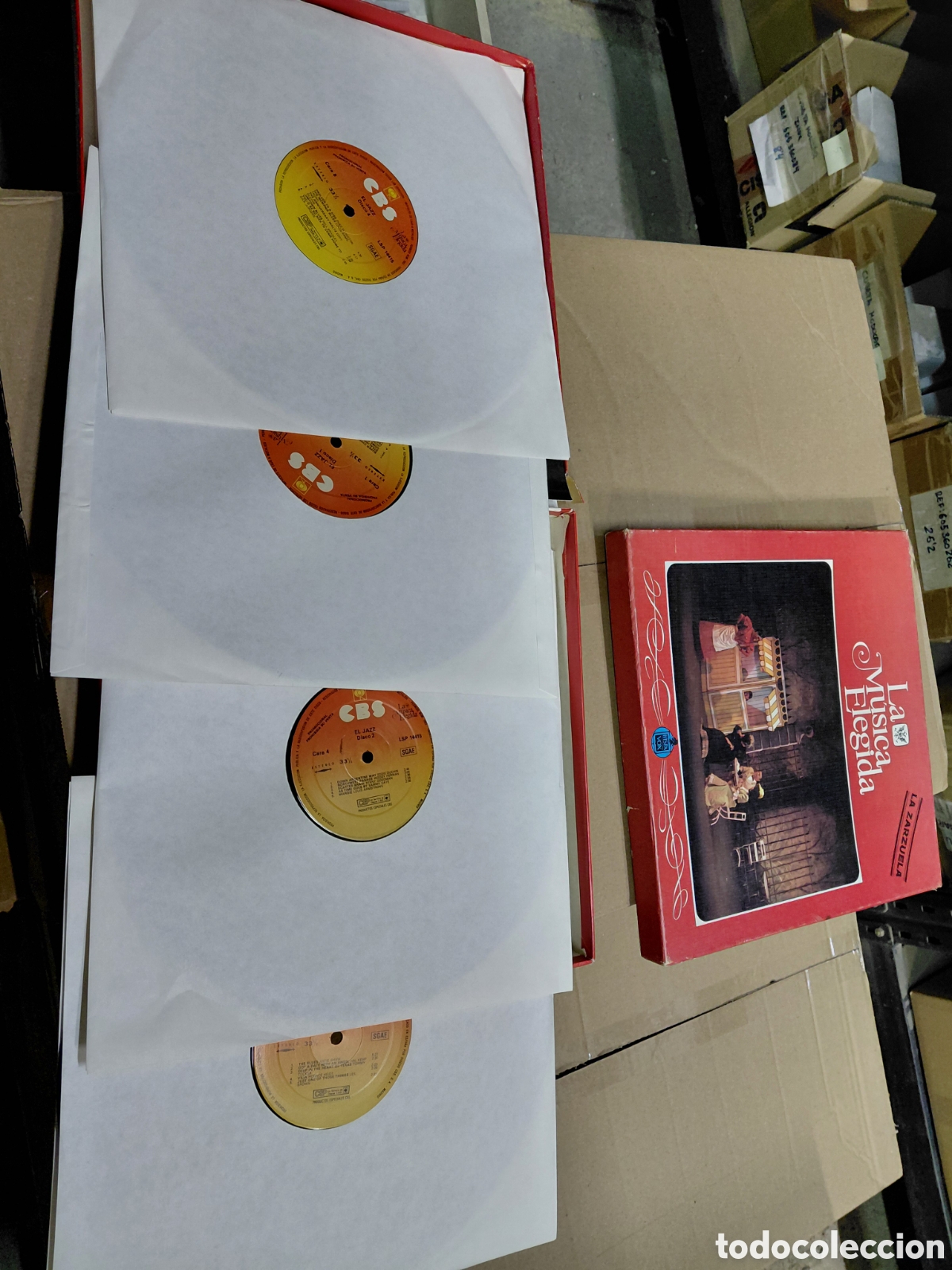 Discos de vinilo: 2 cajas coleccion vinilos la musica elegida - Foto 3