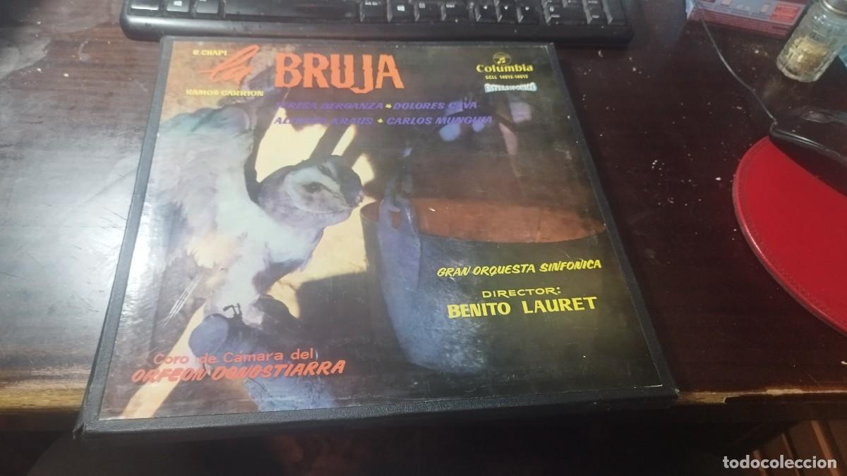 Discos de vinilo: LA BRUJA / CHAPI / BENITO LAURET / COLUMBIA / DESP4 / 2 DISCOS - Foto 1