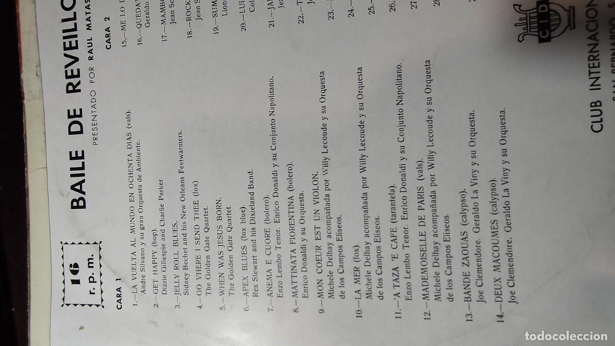 Discos de vinilo: BAILE DE REVEILLON / 1 / CID / DESP4 / PEQ - Foto 3