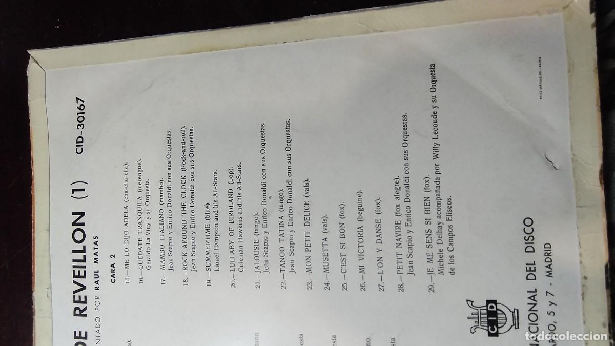Discos de vinilo: BAILE DE REVEILLON / 1 / CID / DESP4 / PEQ - Foto 4