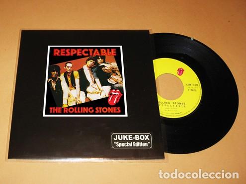 Discos de vinilo: THE ROLLING STONES - RESPECTABLE - SINGLE - 1978 - JUKE-BOX - Foto 1